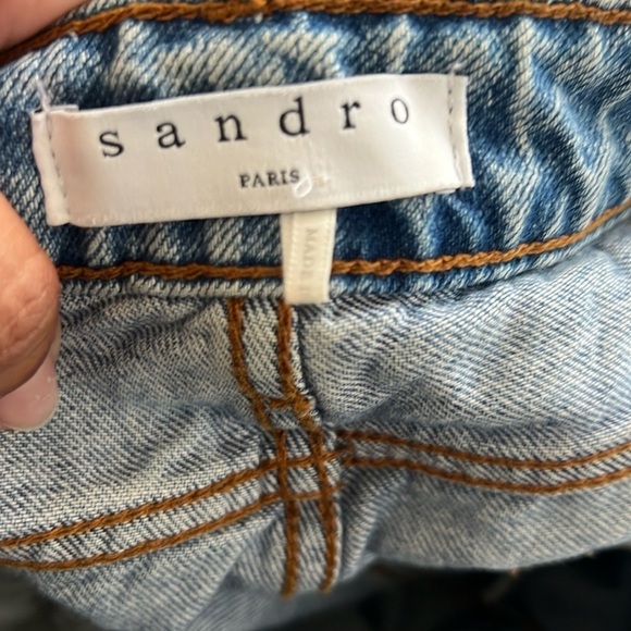 Sandro Paris Embroidered Jeans - Picture 6 of 11